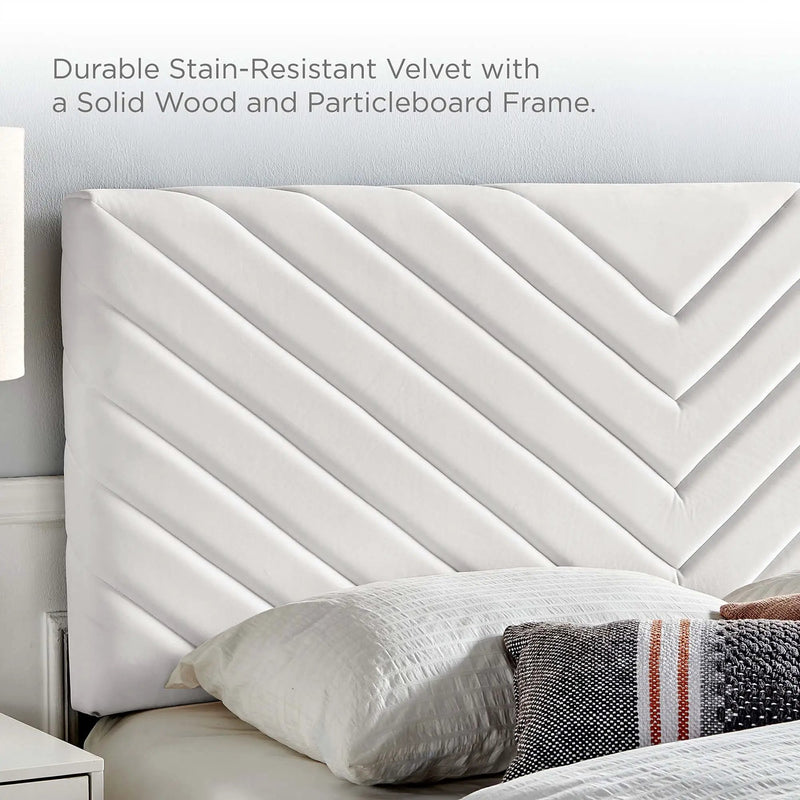 Roxanne Performance Velvet Full Platform Bed by Modway by HouseOfZazla