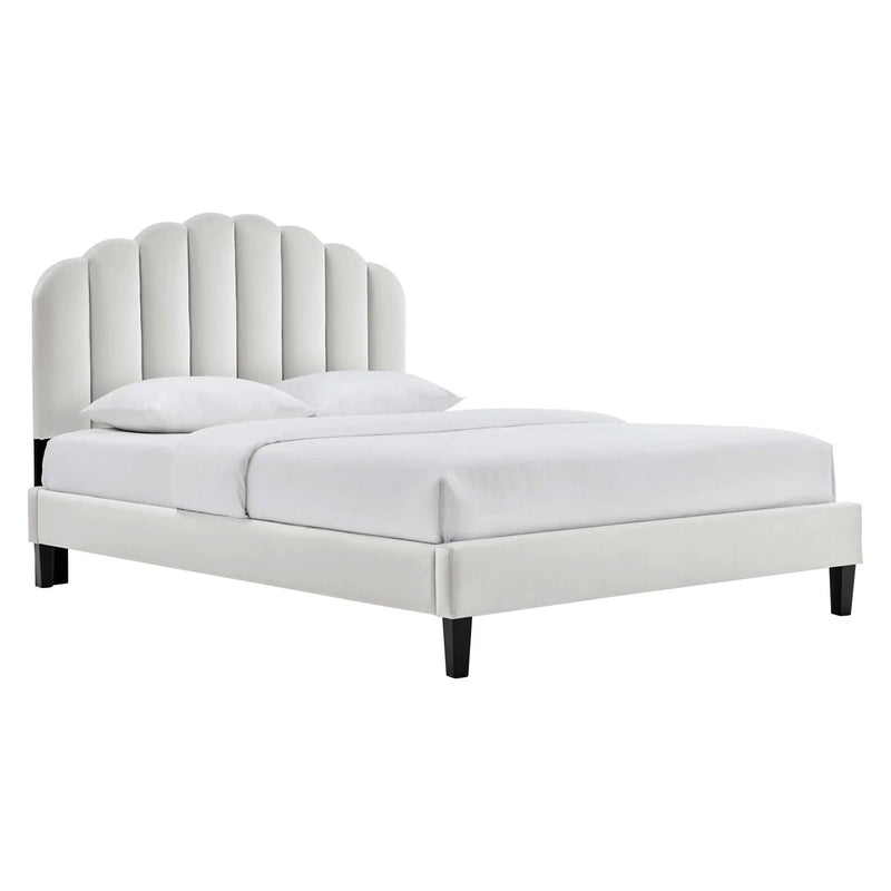 Daisy Performance Velvet Full Platform Bed by Modway by HouseOfZazla