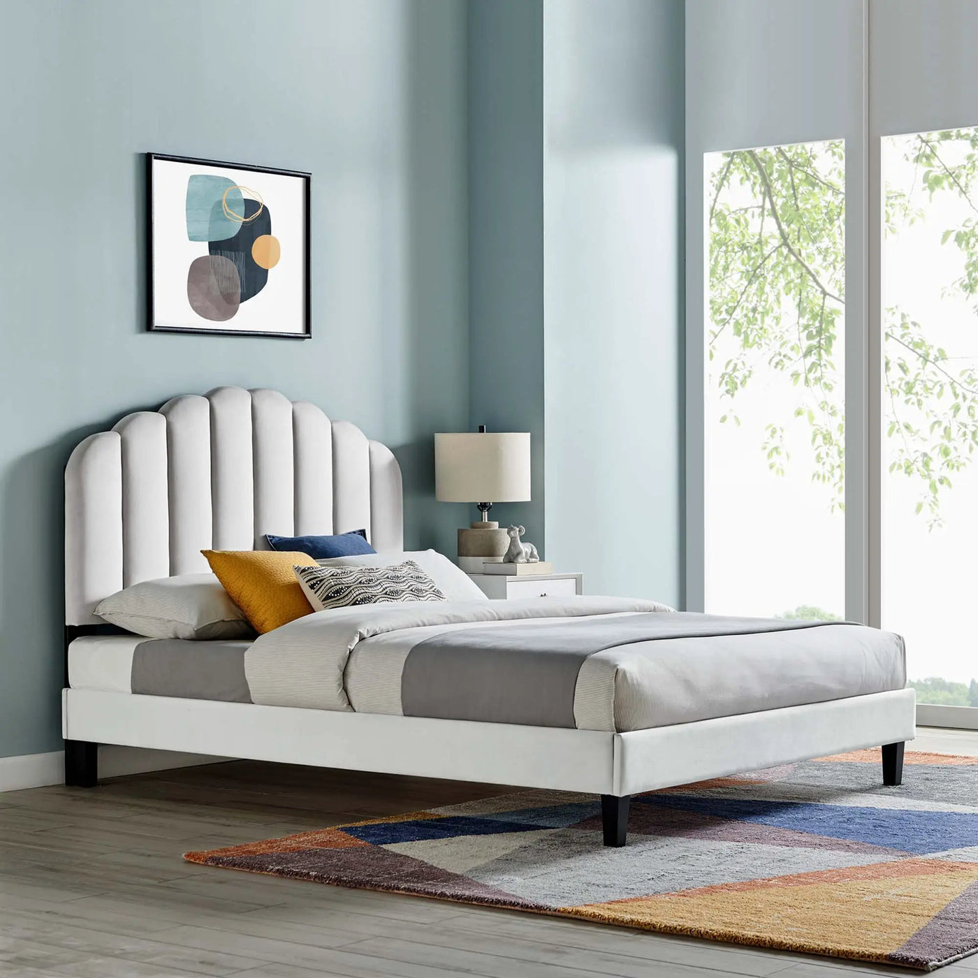 Daisy Performance Velvet Full Platform Bed by Modway by HouseOfZazla
