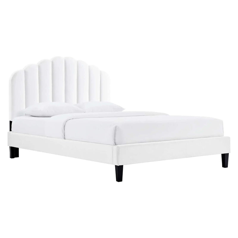 Daisy Performance Velvet Full Platform Bed by Modway by HouseOfZazla