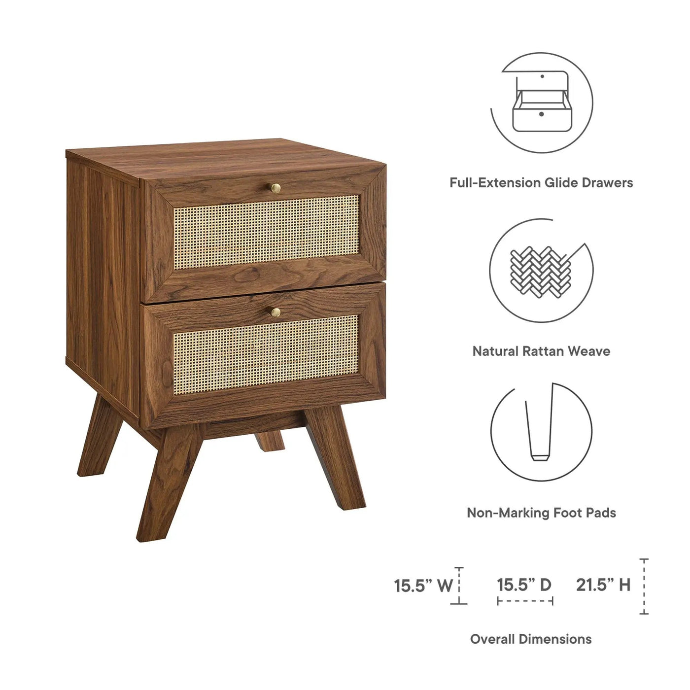 Soma 2-Drawer Nightstand by Modway by HouseOfZazla