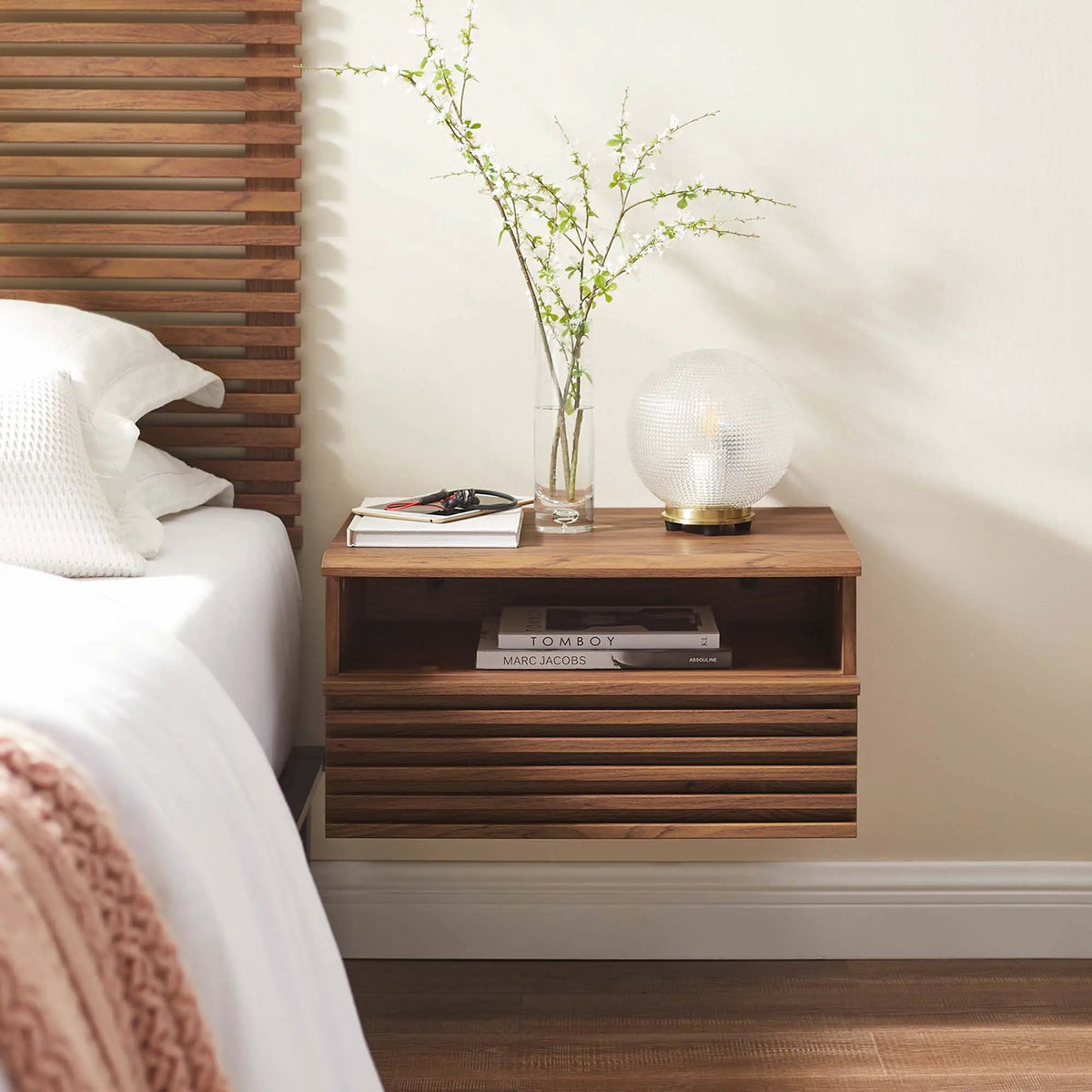 Render Wall-Mount Nightstand by Modway by HouseOfZazla