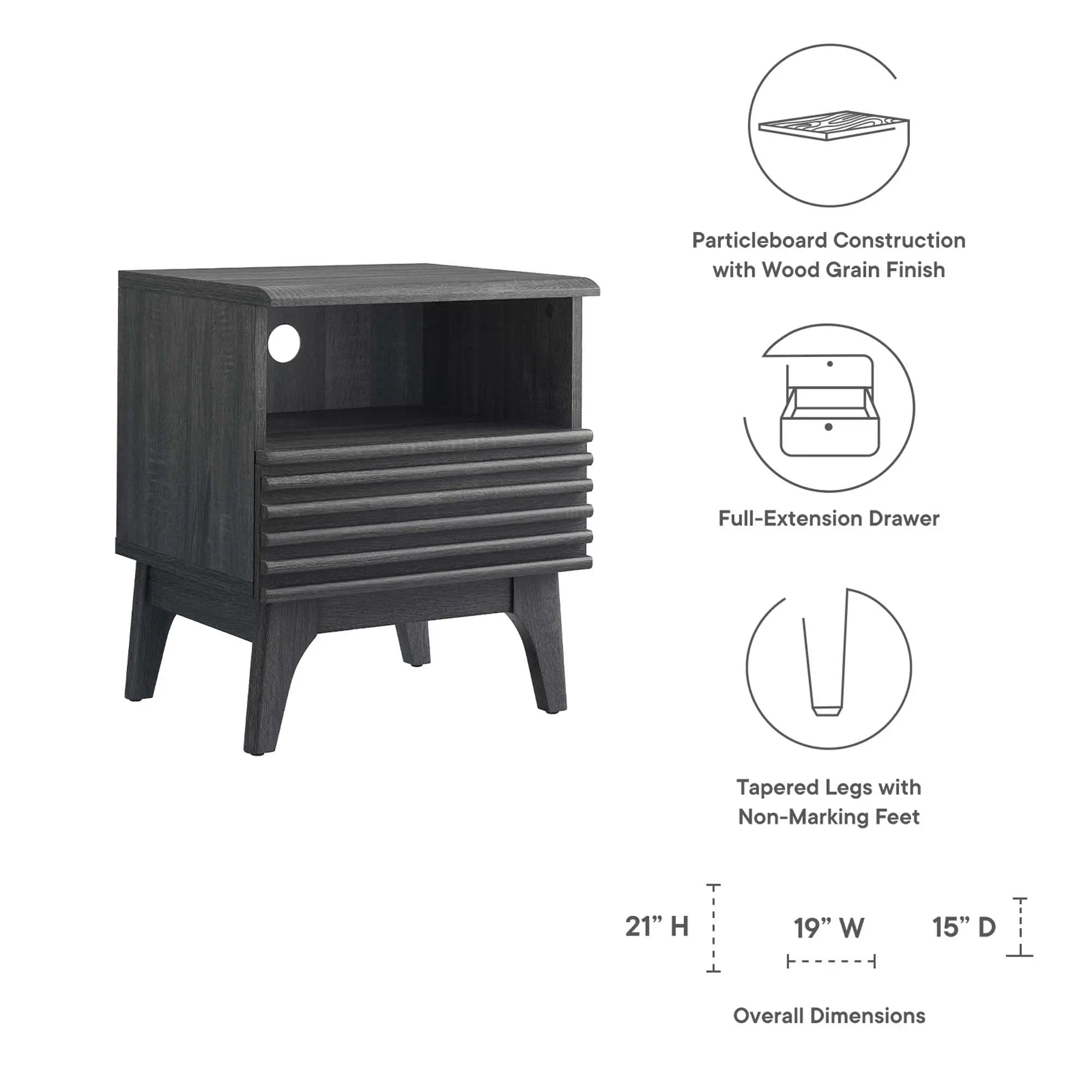 Render Nightstand by Modway by HouseOfZazla