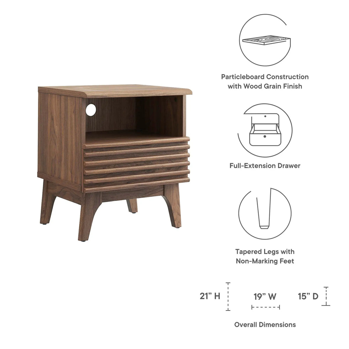 Render Nightstand by Modway by HouseOfZazla