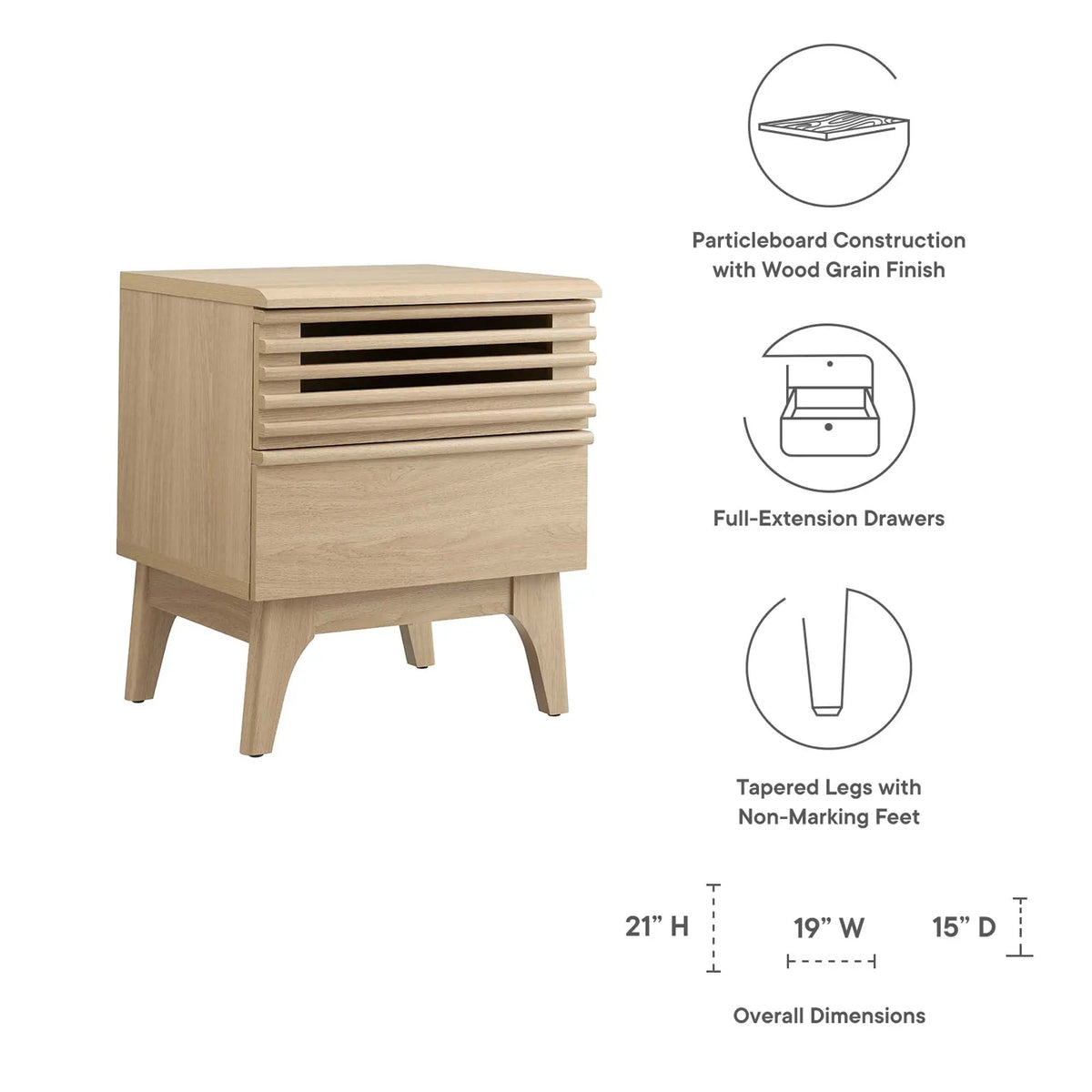 Render Nightstand by Modway by HouseOfZazla