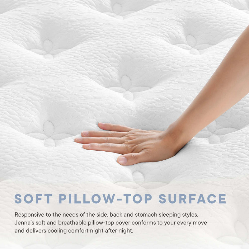 Jenna 12" Innerspring and Foam Queen Mattress by Modway, photo 5 of 19