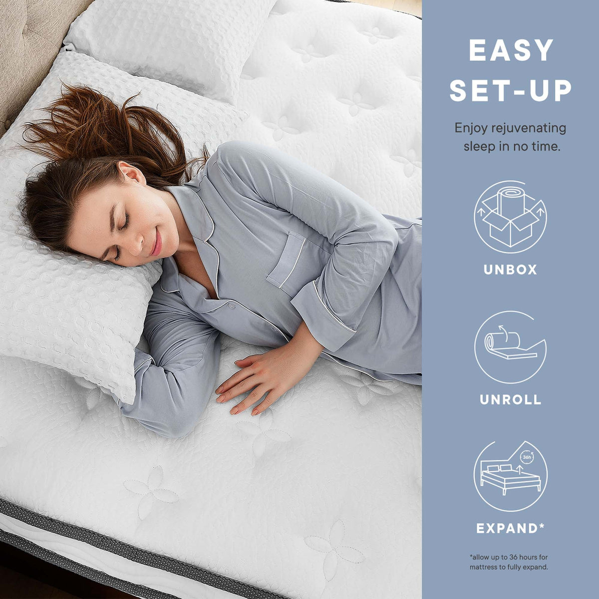 Jenna 12" Innerspring and Foam Queen Mattress by Modway, photo 6 of 19