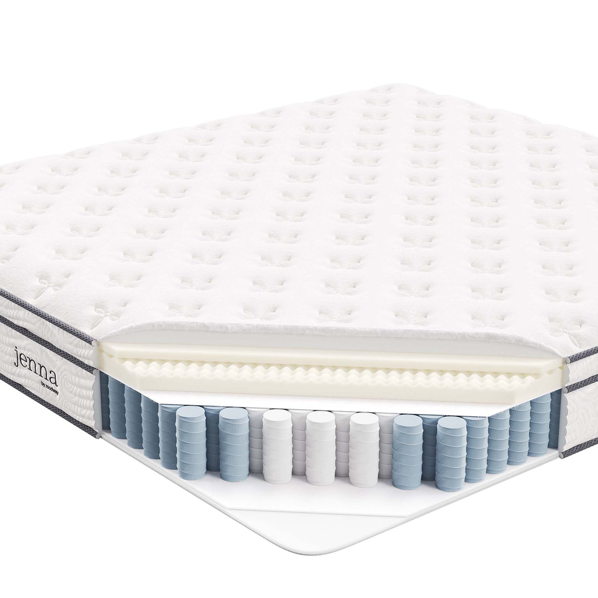 Jenna 12" Innerspring and Foam King Mattress by Modway, photo 12 of 19