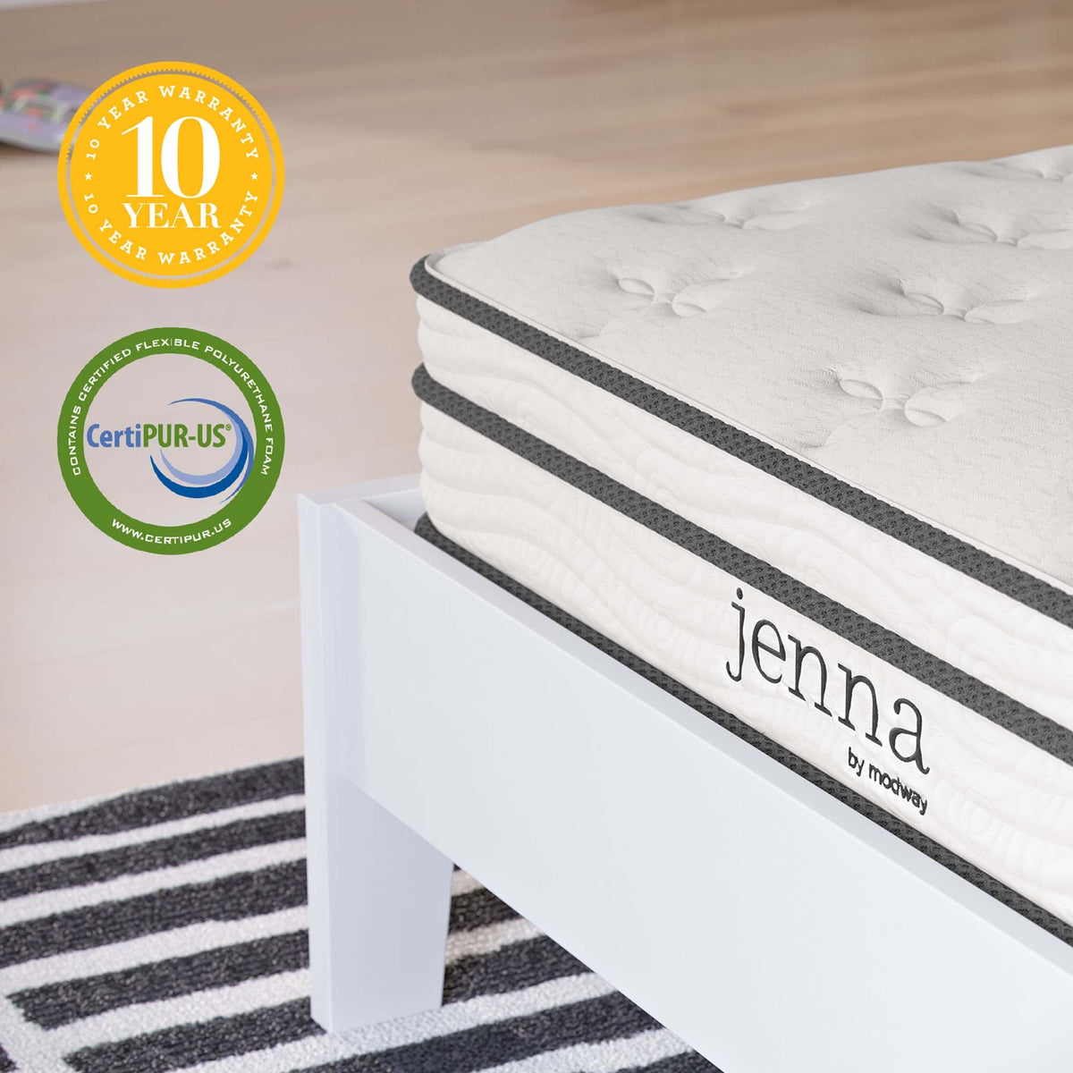 Jenna Innerspring and Foam Narrow Mattress by Modway, photo 19 of 31