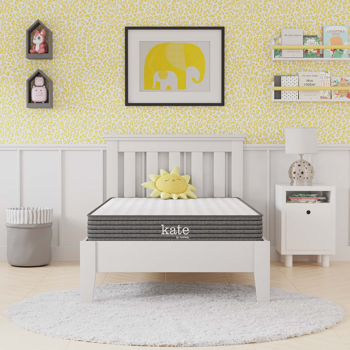 Kate 6" Narrow Twin Mattress by Modway, photo 16 of 17