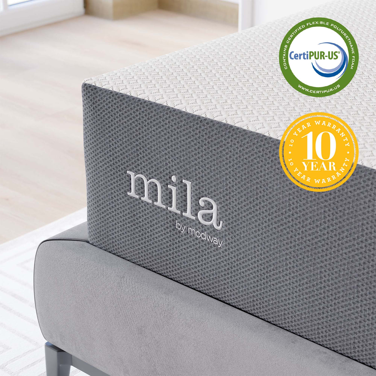 Mila 12" Queen Mattress by Modway, photo 17 of 18