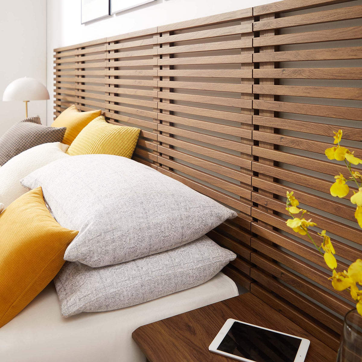 Render Wall Mount Headboard and Modern Nightstands by Modway, photo 14 of 21