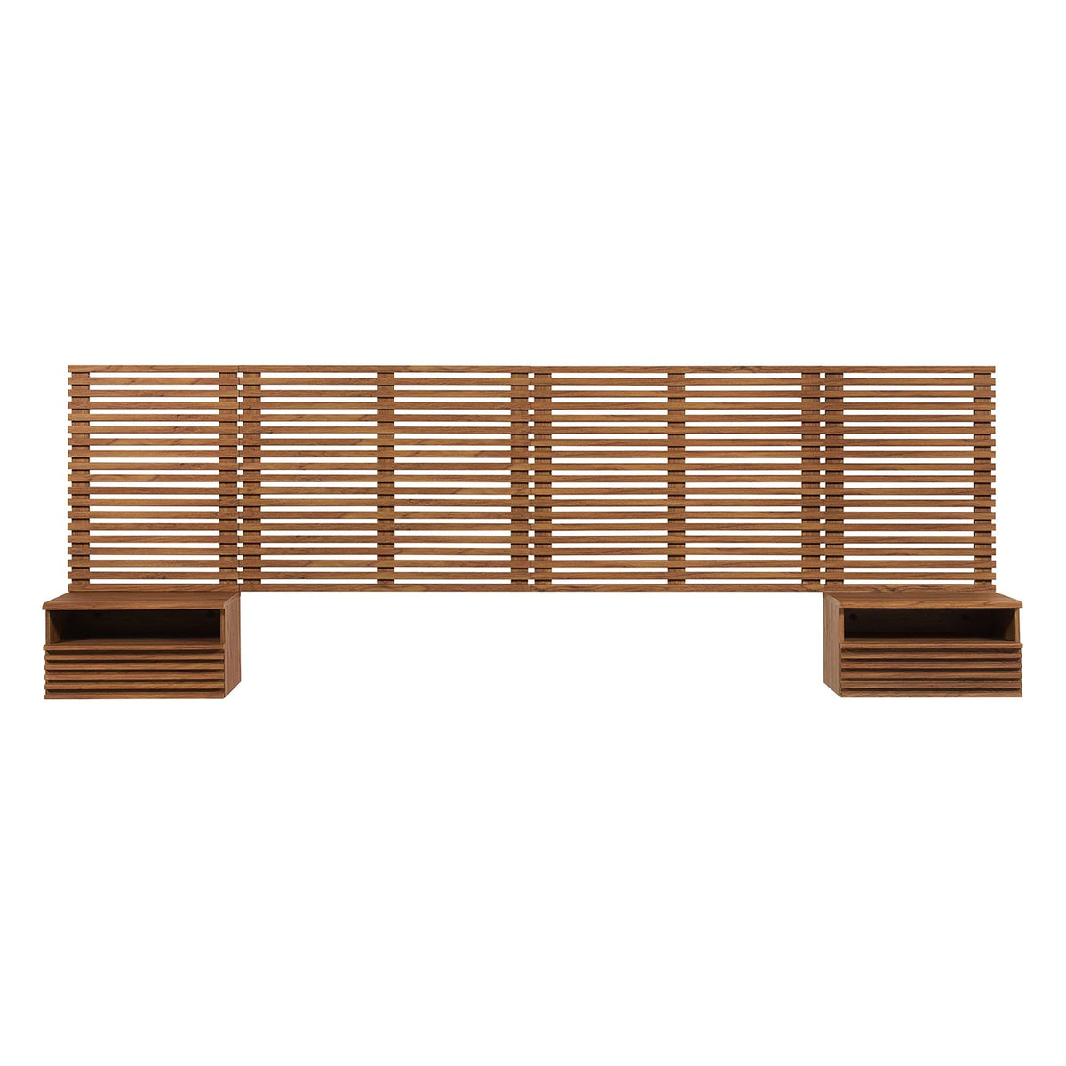 Render Wall Mount Headboard and Modern Nightstands by Modway, photo 18 of 21