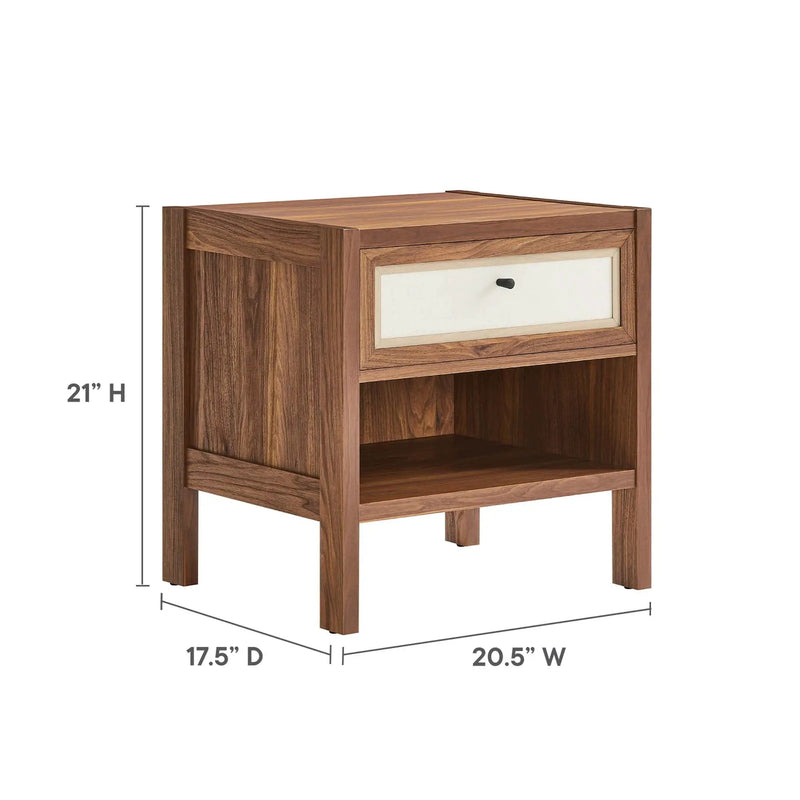 Capri Wood Grain Nightstand by Modway by HouseOfZazla