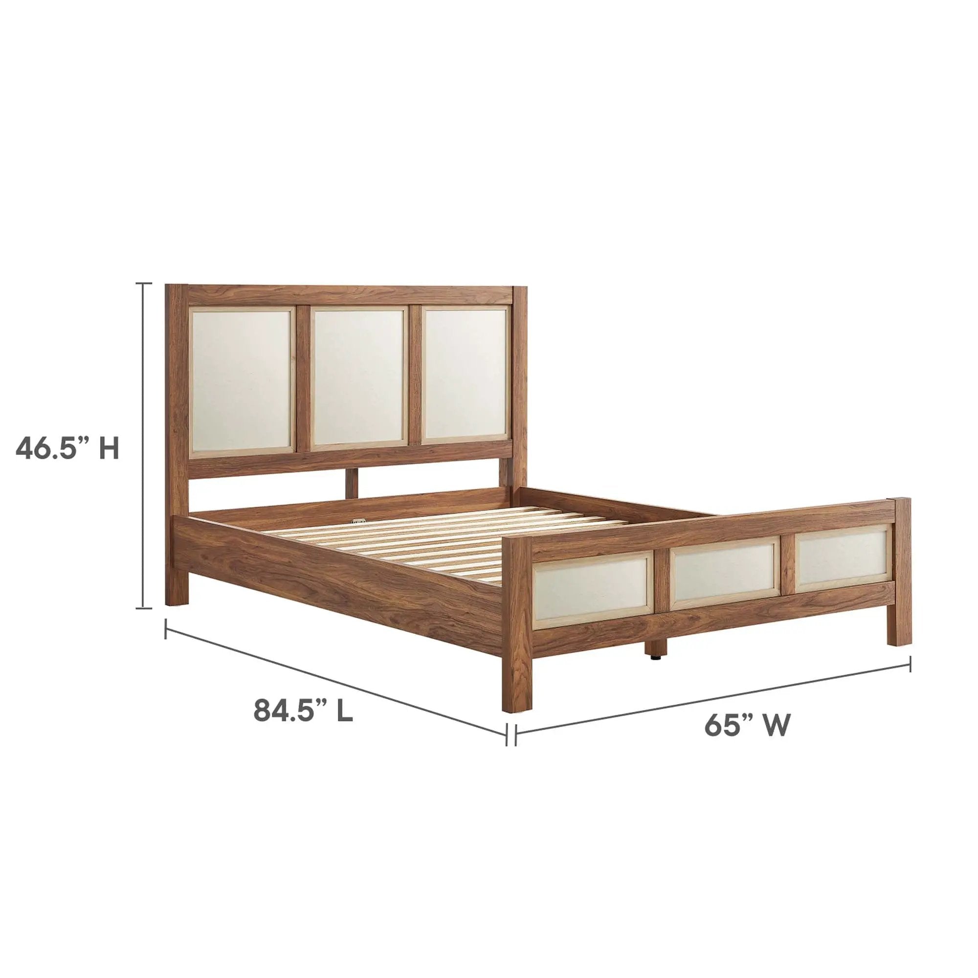 Capri Wood Grain Queen Platform Bed by Modway by HouseOfZazla