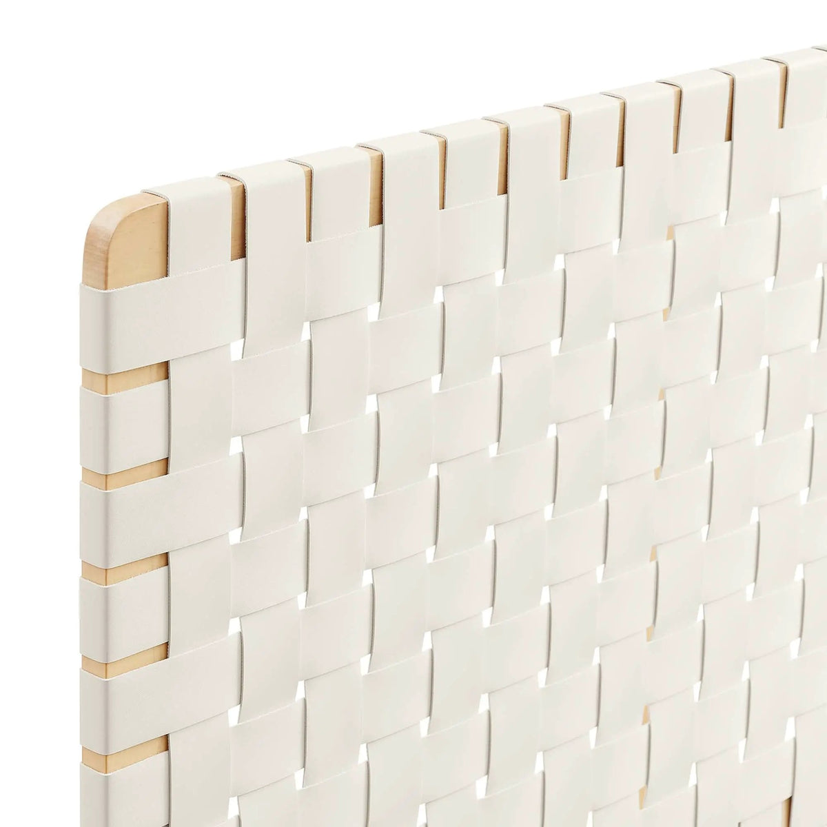 Sparta Weave Wall-Mount Vegan Leather Twin Headboard by Modway by HouseOfZazla