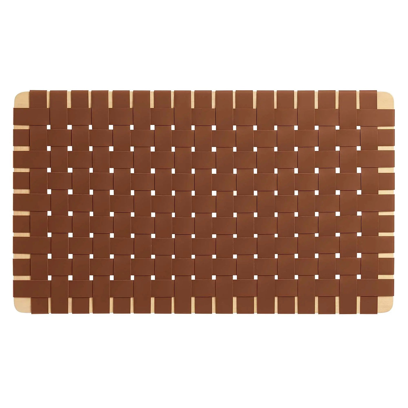 Sparta Weave Wall-Mount Vegan Leather Twin Headboard by Modway by HouseOfZazla