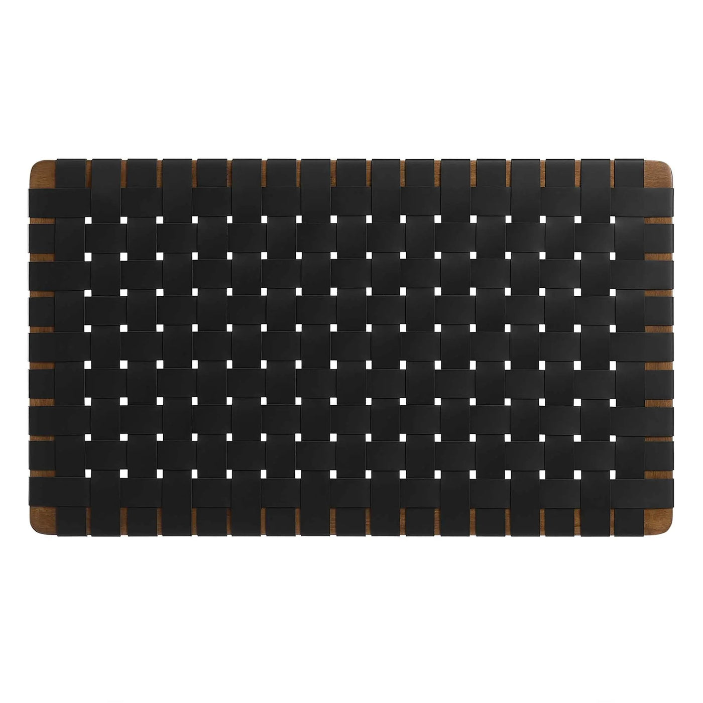 Sparta Weave Wall-Mount Vegan Leather Twin Headboard by Modway by HouseOfZazla