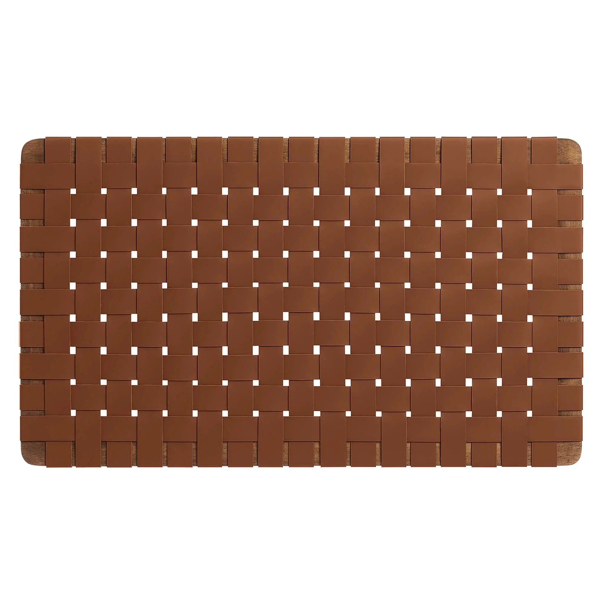 Sparta Weave Wall-Mount Vegan Leather Twin Headboard by Modway by HouseOfZazla