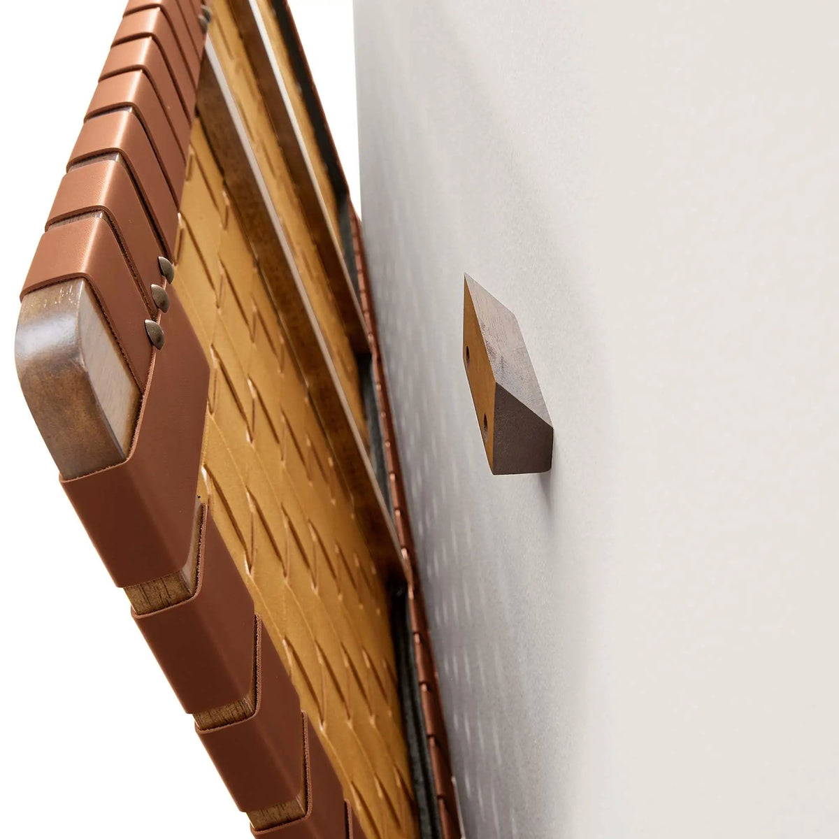 Sparta Weave Wall-Mount Vegan Leather Twin Headboard by Modway by HouseOfZazla
