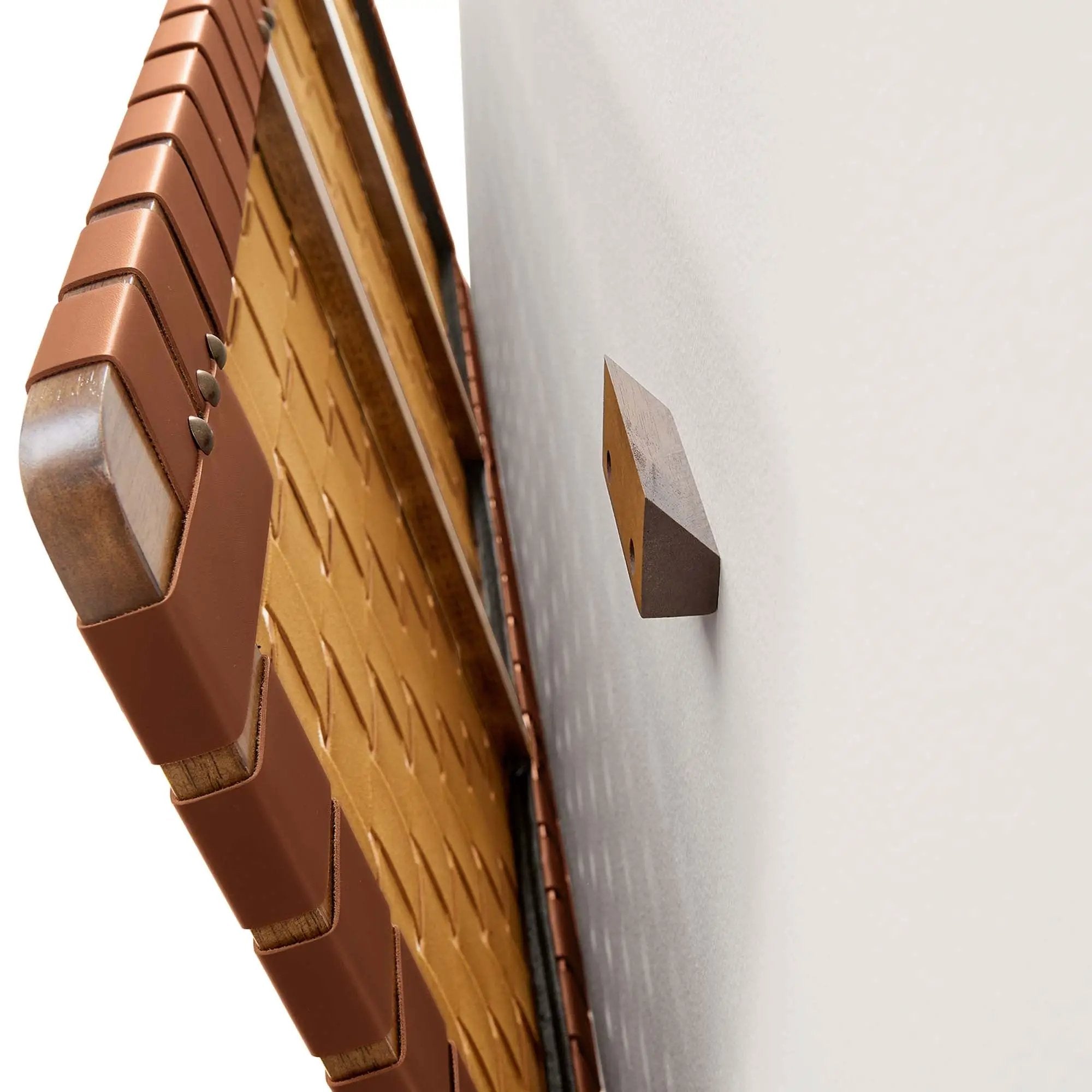 Sparta Weave Wall-Mount Vegan Leather Twin Headboard by Modway by HouseOfZazla
