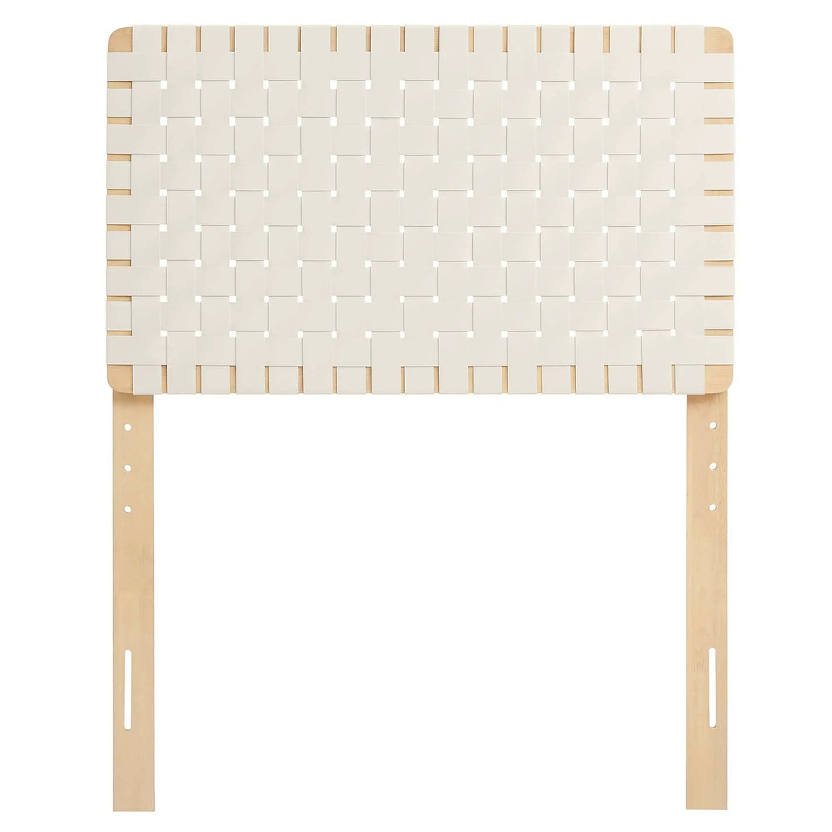 Sparta Weave Vegan Leather Twin Headboard by HouseOfZazla
