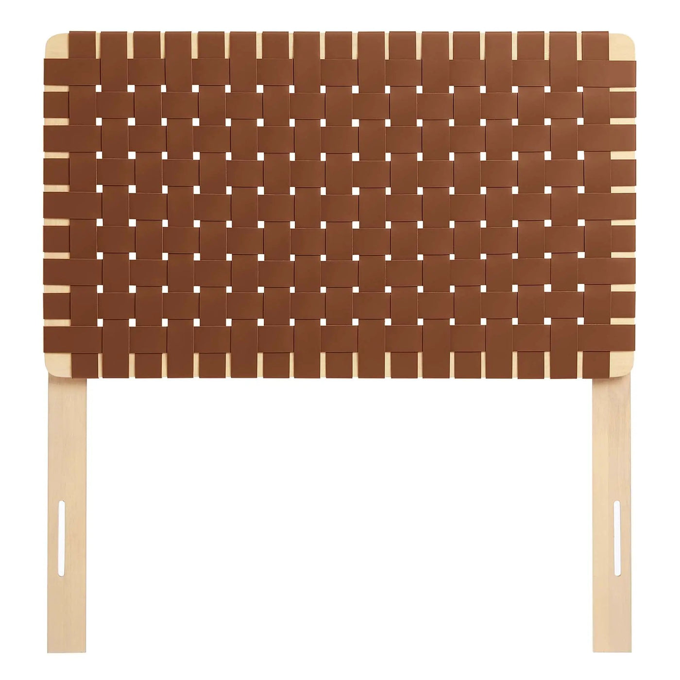 Sparta Weave Vegan Leather Twin Headboard by HouseOfZazla