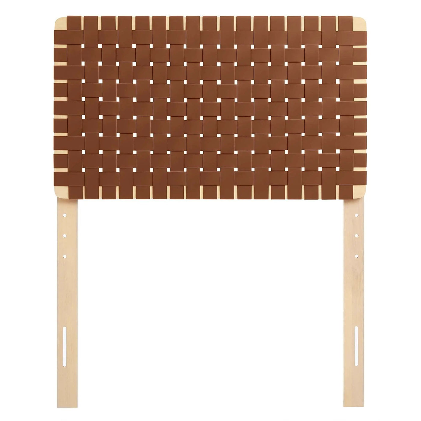 Sparta Weave Vegan Leather Twin Headboard by HouseOfZazla