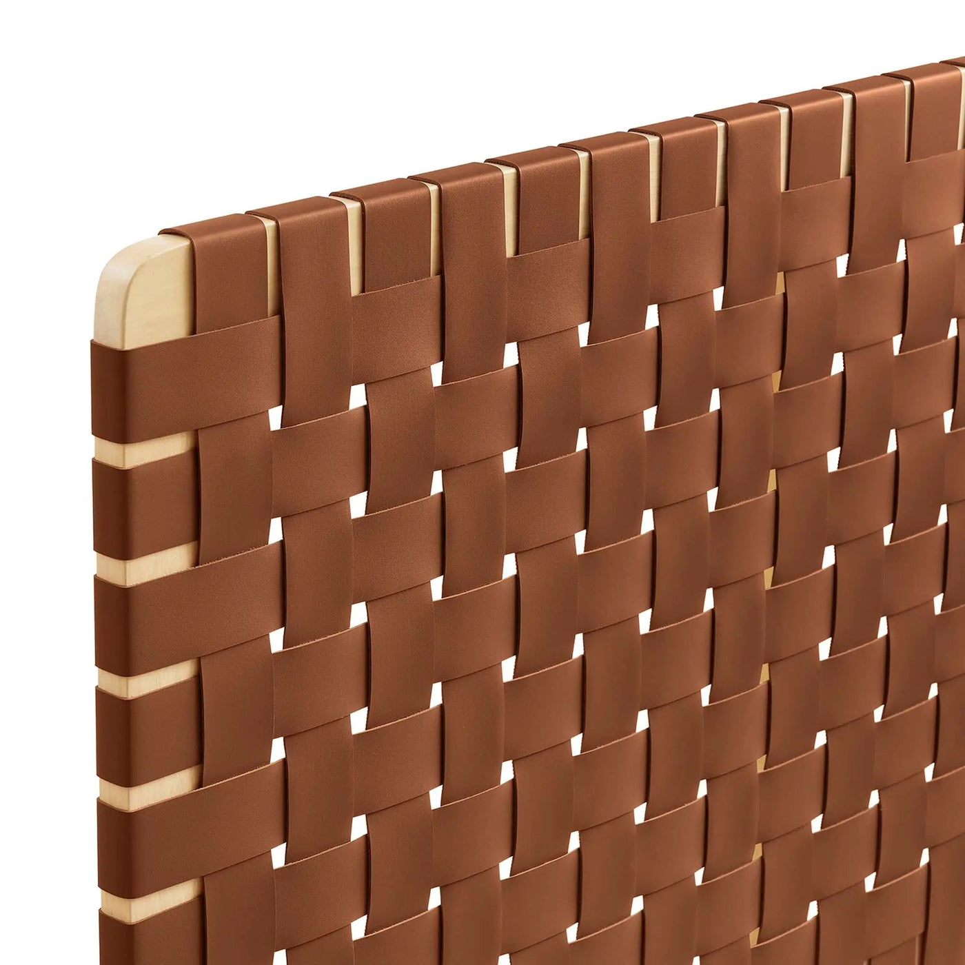 Sparta Weave Vegan Leather Twin Headboard by HouseOfZazla