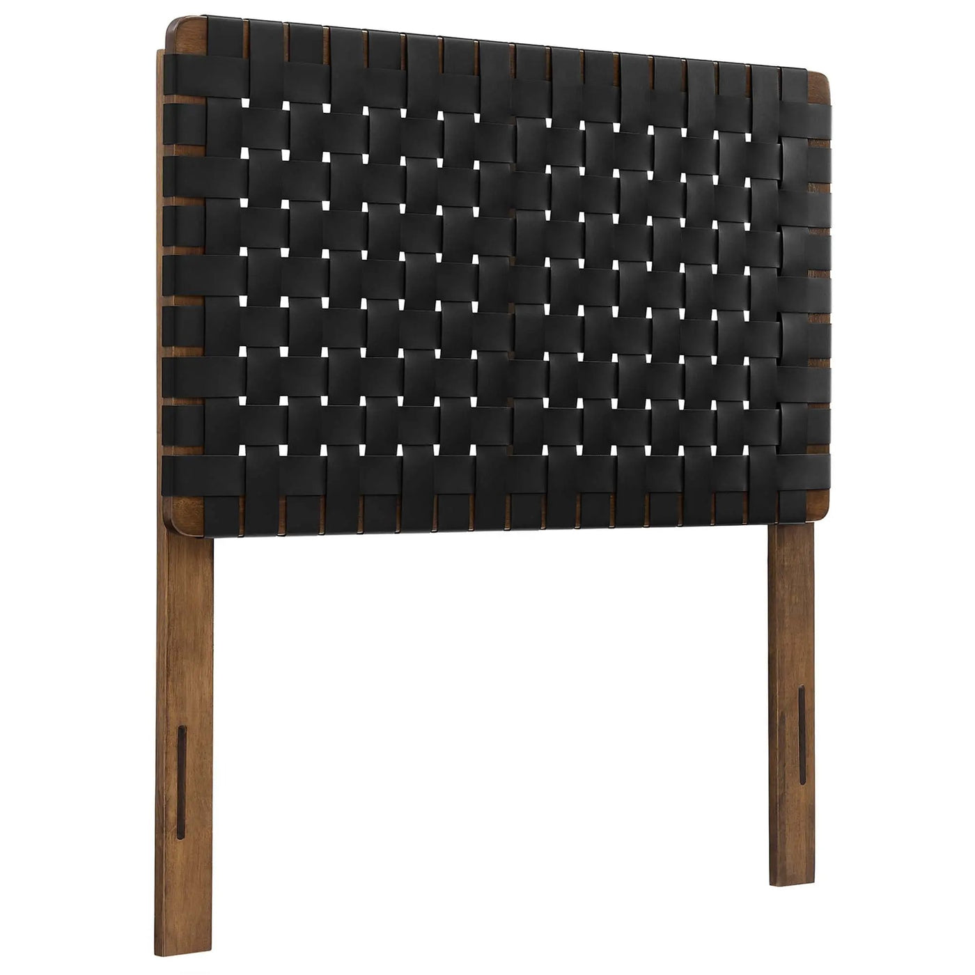 Sparta Weave Vegan Leather Twin Headboard by HouseOfZazla