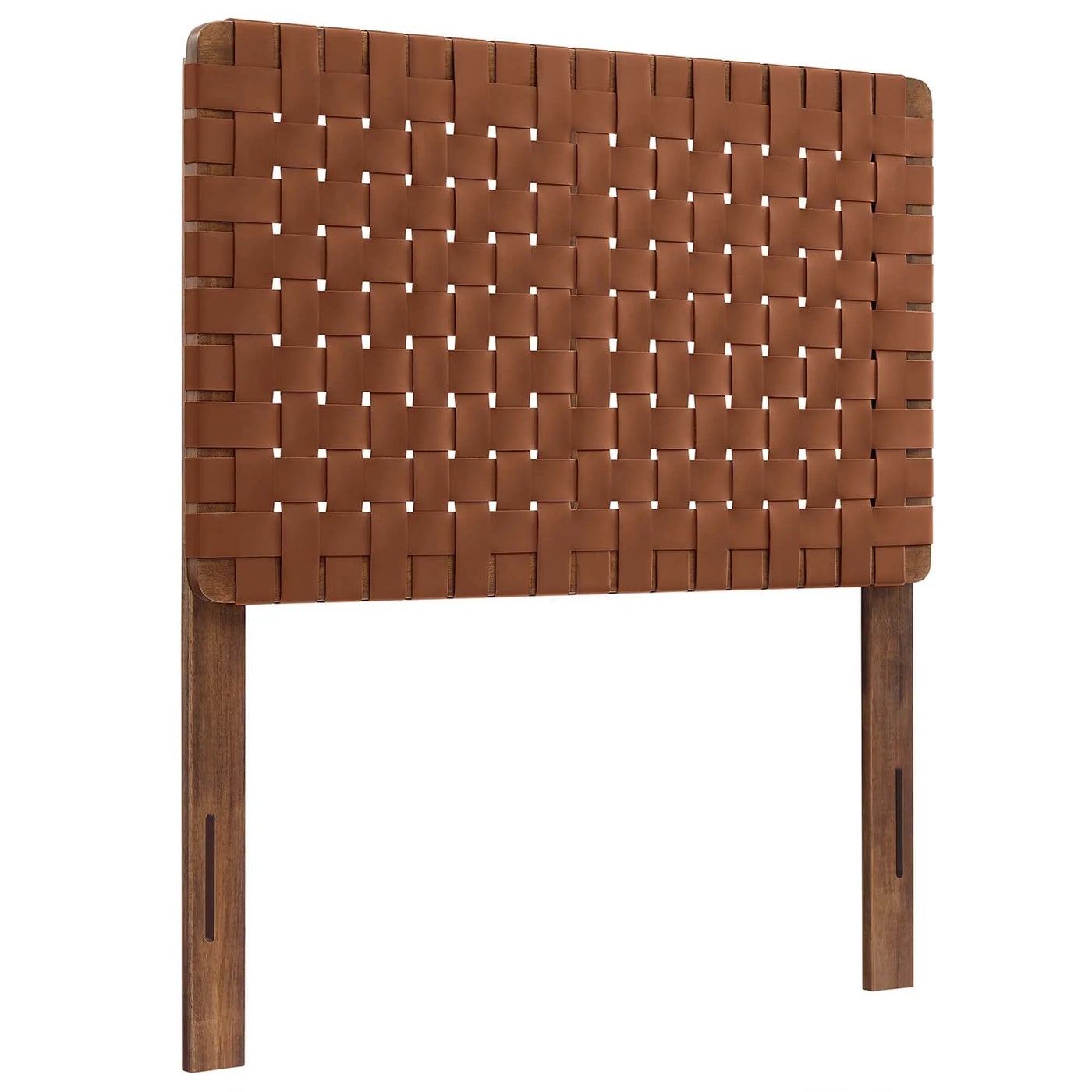 Sparta Weave Vegan Leather Twin Headboard by HouseOfZazla