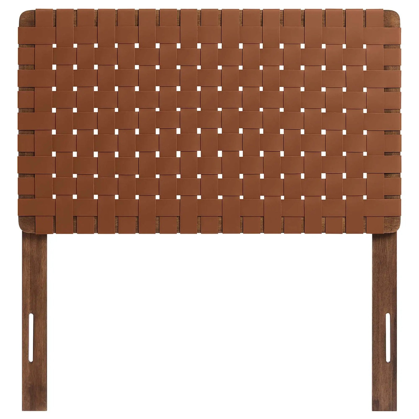 Sparta Weave Vegan Leather Twin Headboard by HouseOfZazla