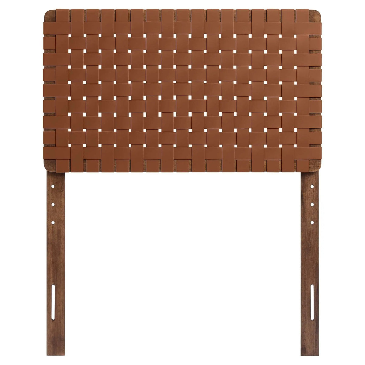 Sparta Weave Vegan Leather Twin Headboard by HouseOfZazla
