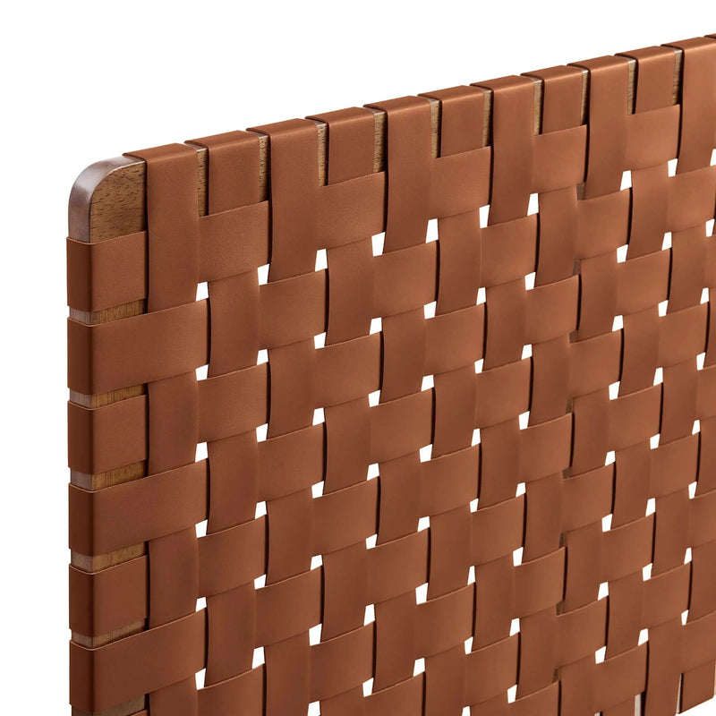 Sparta Weave Vegan Leather Full Headboard by Modway by HouseOfZazla