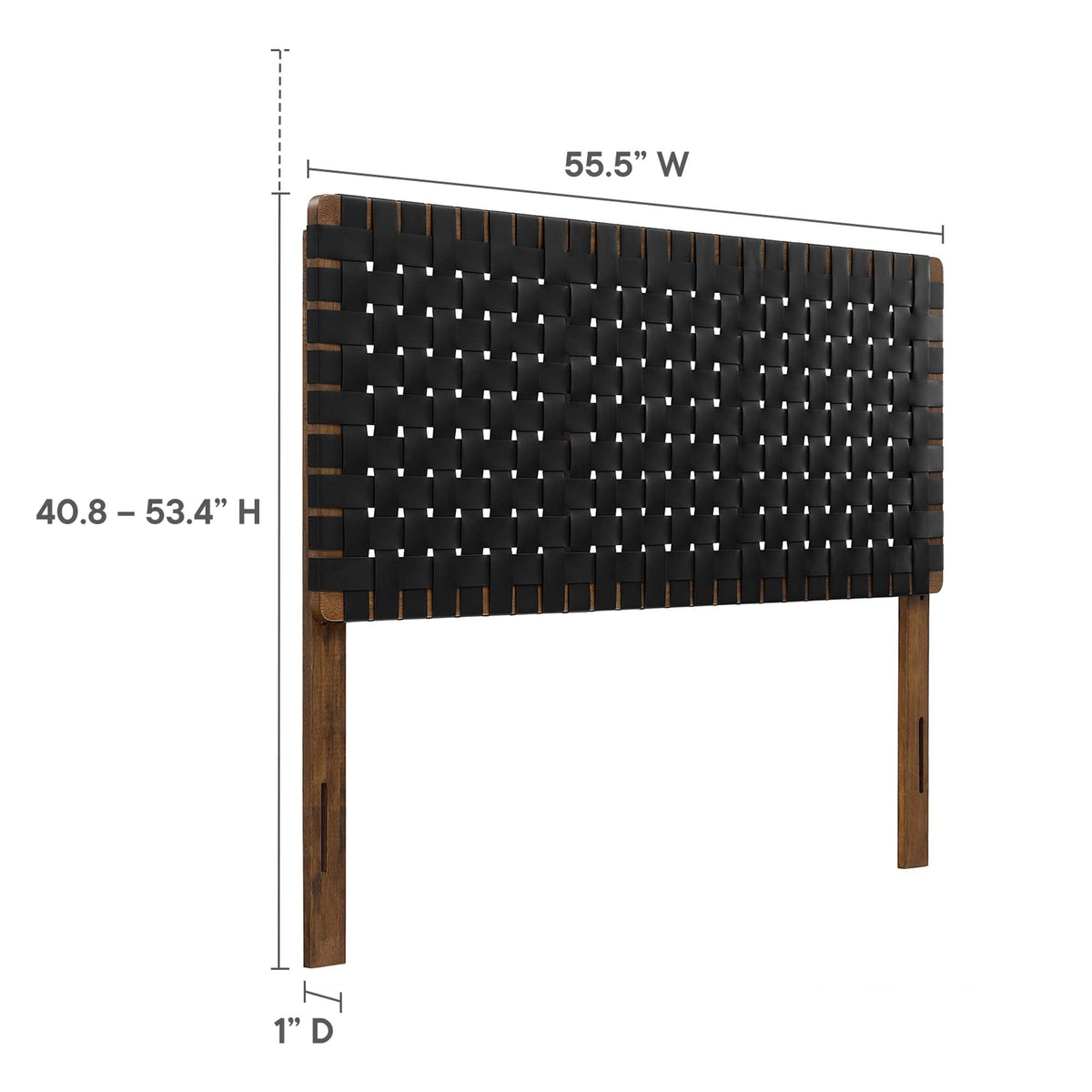 Sparta Weave Vegan Leather Headboard by Modway, photo 19 of 47