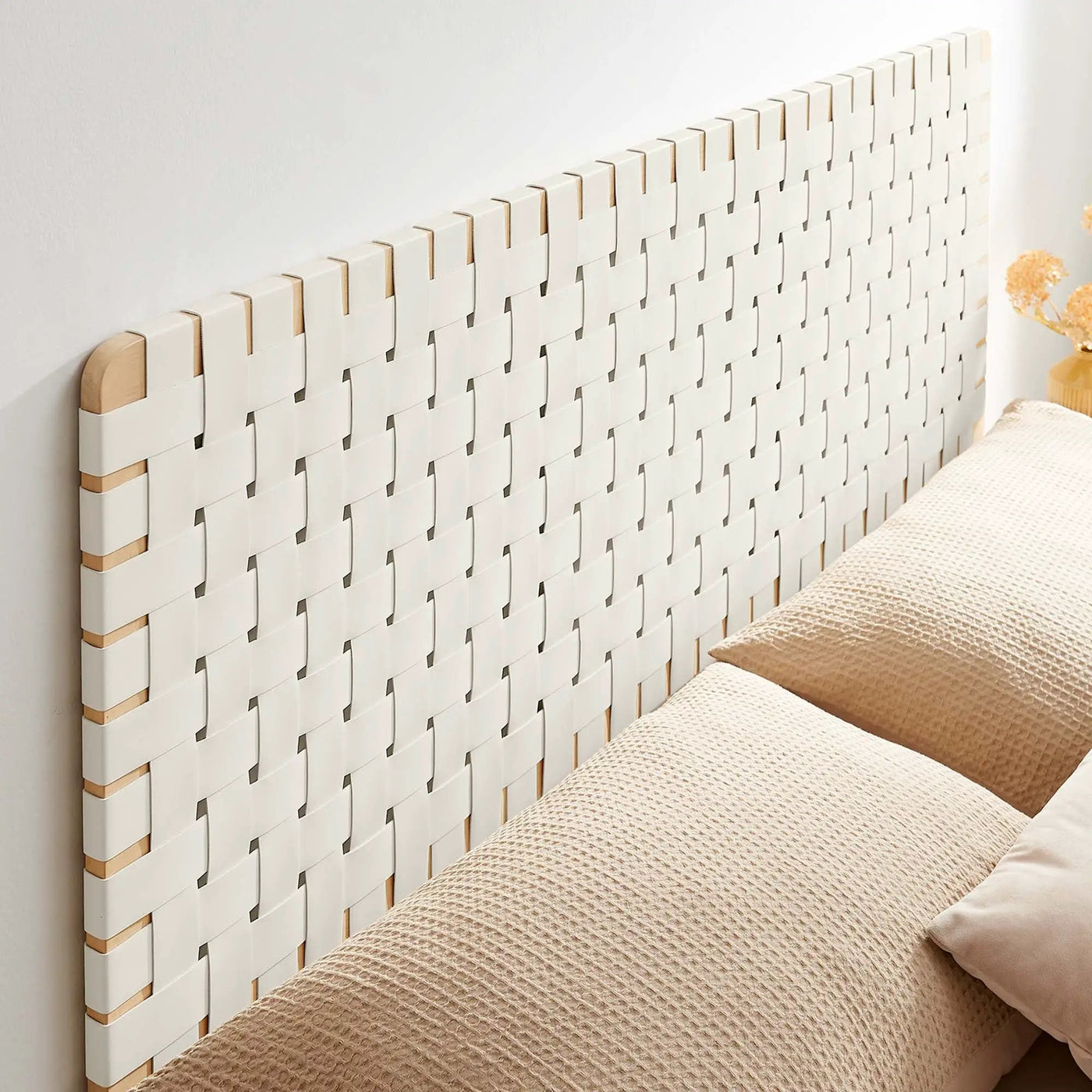 Sparta Vegan Leather Weave Queen Headboard by Modway by HouseOfZazla
