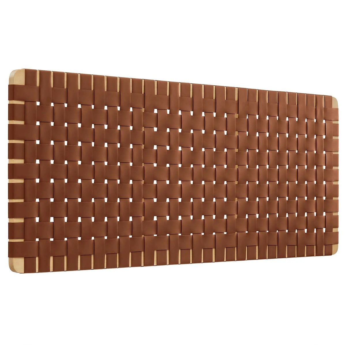 Sparta Vegan Leather Weave Queen Headboard by Modway by HouseOfZazla