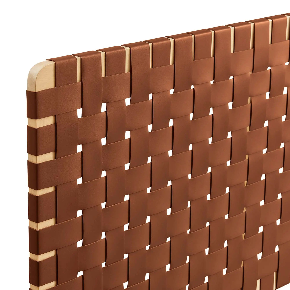 Sparta Vegan Leather Weave Queen Headboard by Modway by HouseOfZazla