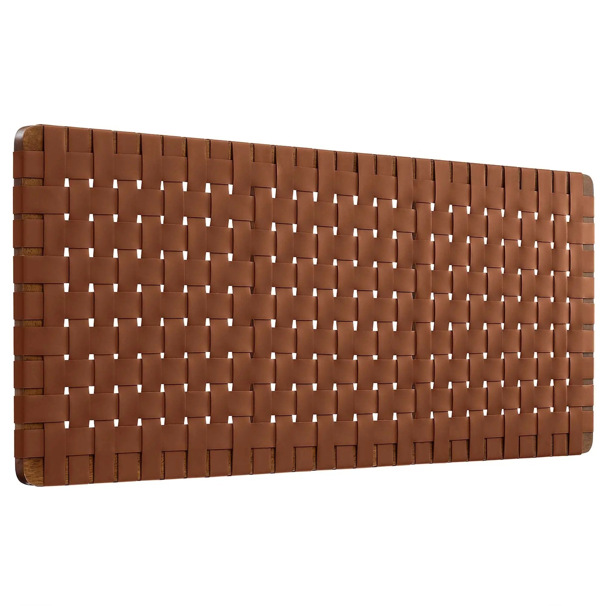 Sparta Vegan Leather Weave Queen Headboard by Modway by HouseOfZazla