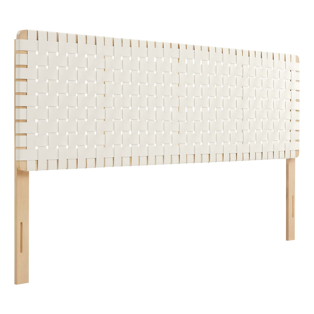Sparta Weave Vegan Leather Headboard by Modway, photo 44 of 47