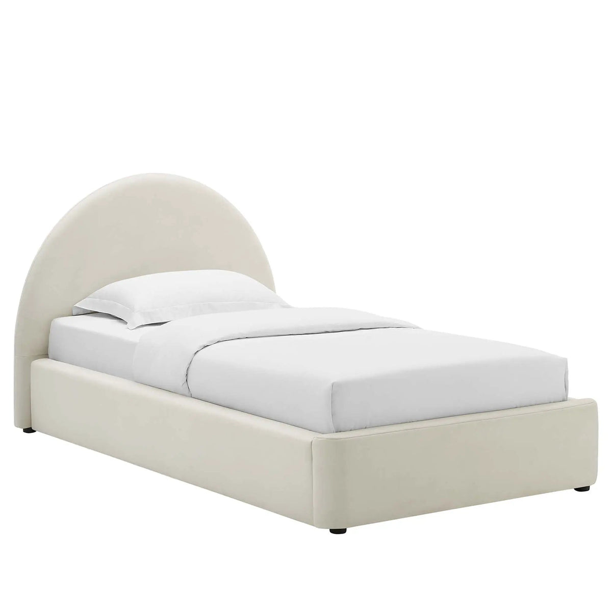 Resort Performance Velvet Arched Round Twin Platform Bed by Modway by HouseOfZazla