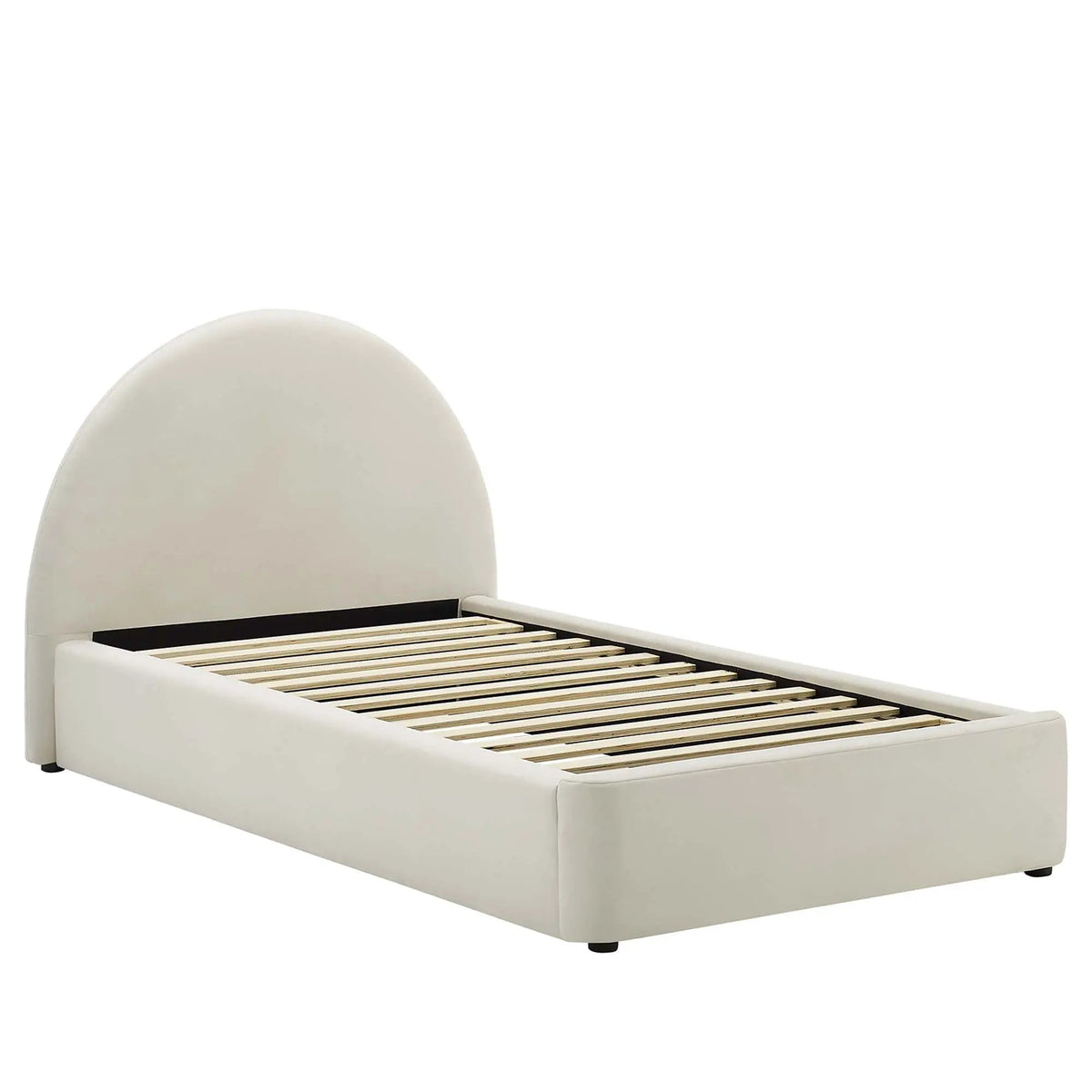 Resort Performance Velvet Arched Round Twin Platform Bed by Modway by HouseOfZazla