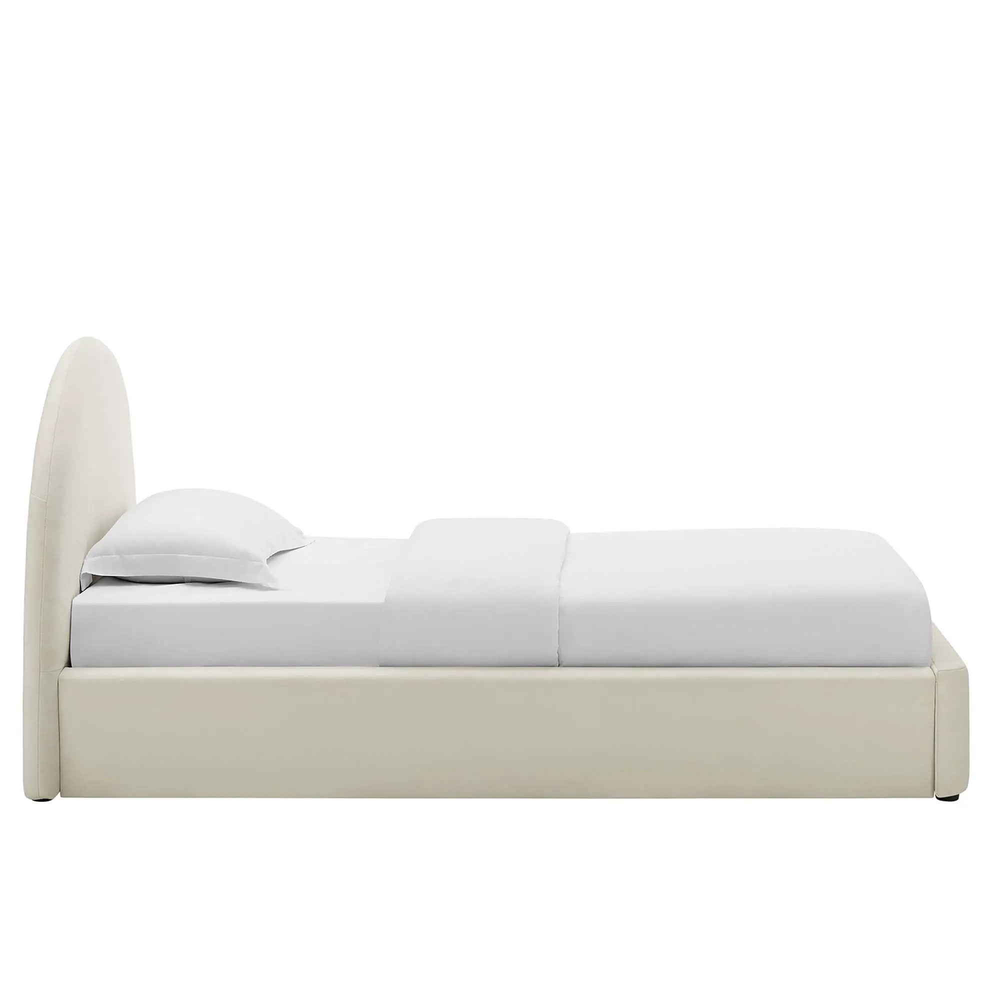 Resort Performance Velvet Arched Round Twin Platform Bed by Modway by HouseOfZazla