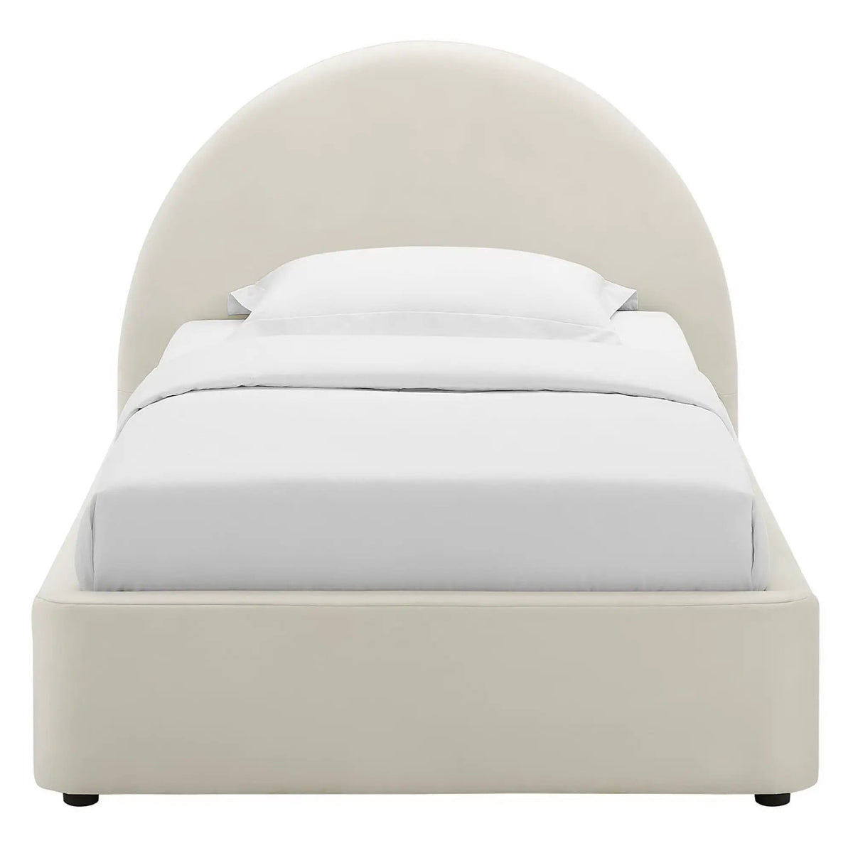 Resort Performance Velvet Arched Round Twin Platform Bed by Modway by HouseOfZazla