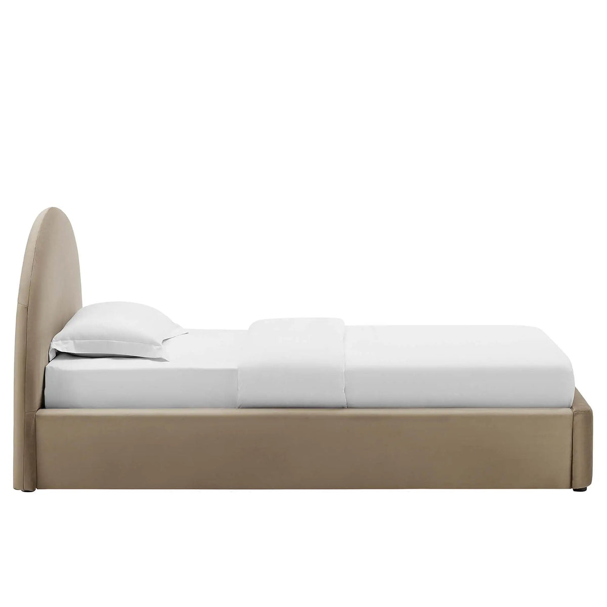 Resort Performance Velvet Arched Round Twin Platform Bed by Modway by HouseOfZazla