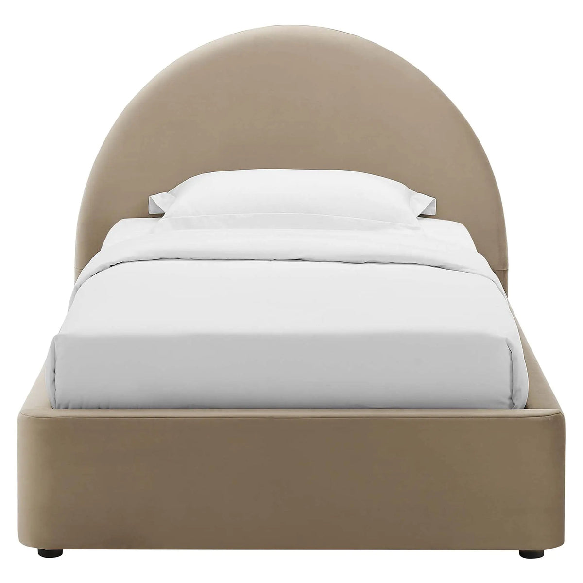 Resort Performance Velvet Arched Round Twin Platform Bed by Modway by HouseOfZazla