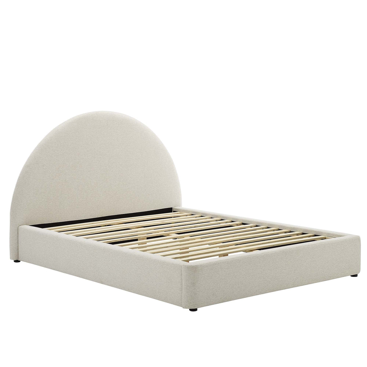 Resort Upholstered Fabric Arched Round Platform Bed by Modway, photo 4 of 44