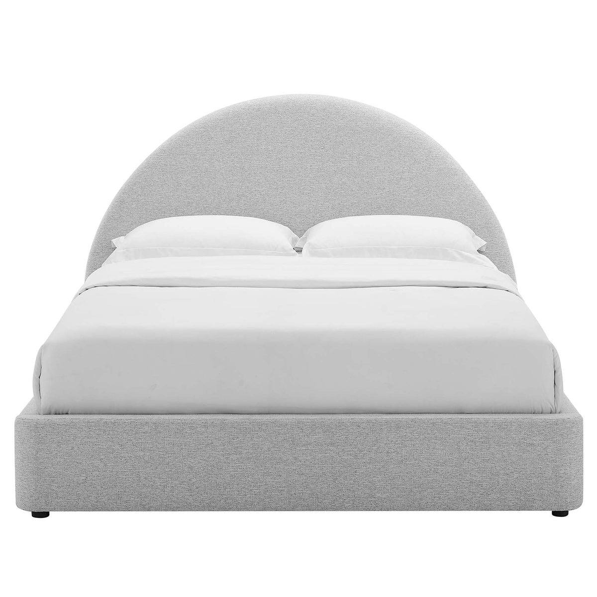 Resort Upholstered Fabric Arched Round Platform Bed by Modway, photo 15 of 44