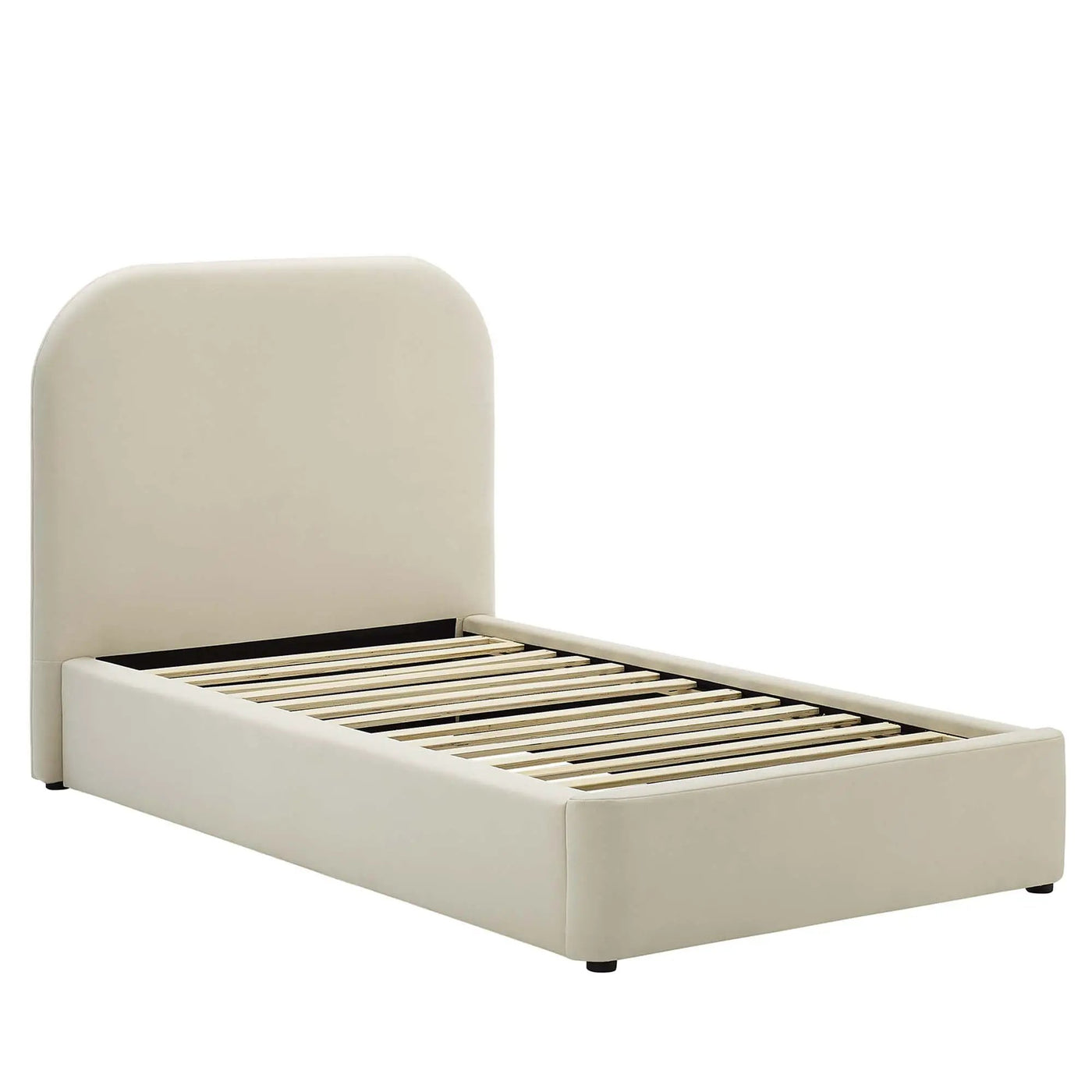 Keynote Performance Velvet Curved Twin Platform Bed by Modway by HouseOfZazla