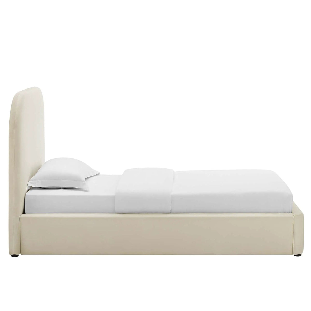 Keynote Performance Velvet Curved Twin Platform Bed by Modway by HouseOfZazla